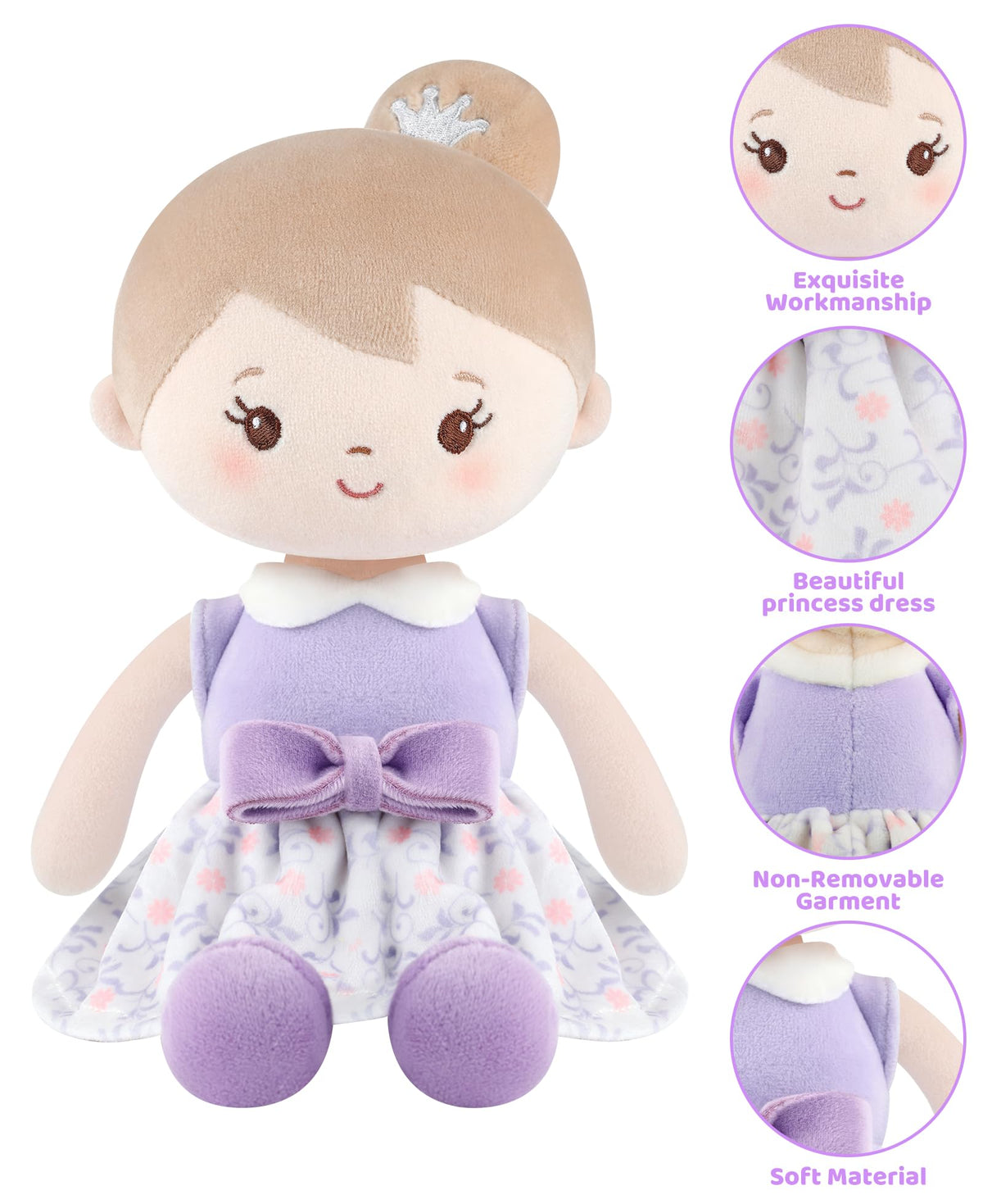 GAGAKU first toy gift doll invites nurturing play for toddlers.