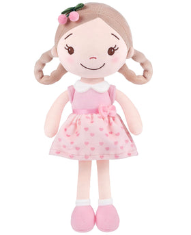 GAGAKU Cherry Girl 12in soft plush doll for gentle hugs and nurturing play