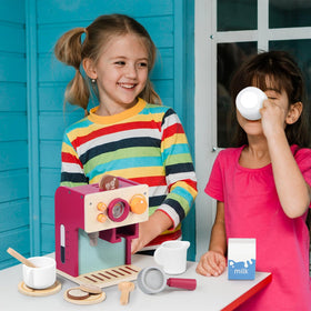 GAGAKU coffee shop playset invites cooperative, imaginative learning experiences.