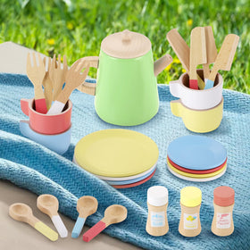 GAGAKU condiment bottles and sugar jar for authentic kitchen role play.