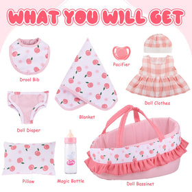 GAGAKU doll bib supports tidy, mess-free pretend care.