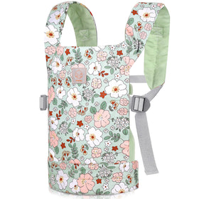 GAGAKU soft-green camellia pattern ideal for carrying dolls or plush toys