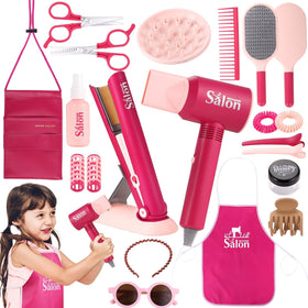 GAGAKU hair dryer in pretend salon set for imaginative play