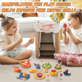 GAGAKU kitchen play scene supports collaborative games