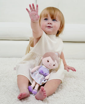 GAGAKU purple skirt enhances imagination and pretend tea parties.