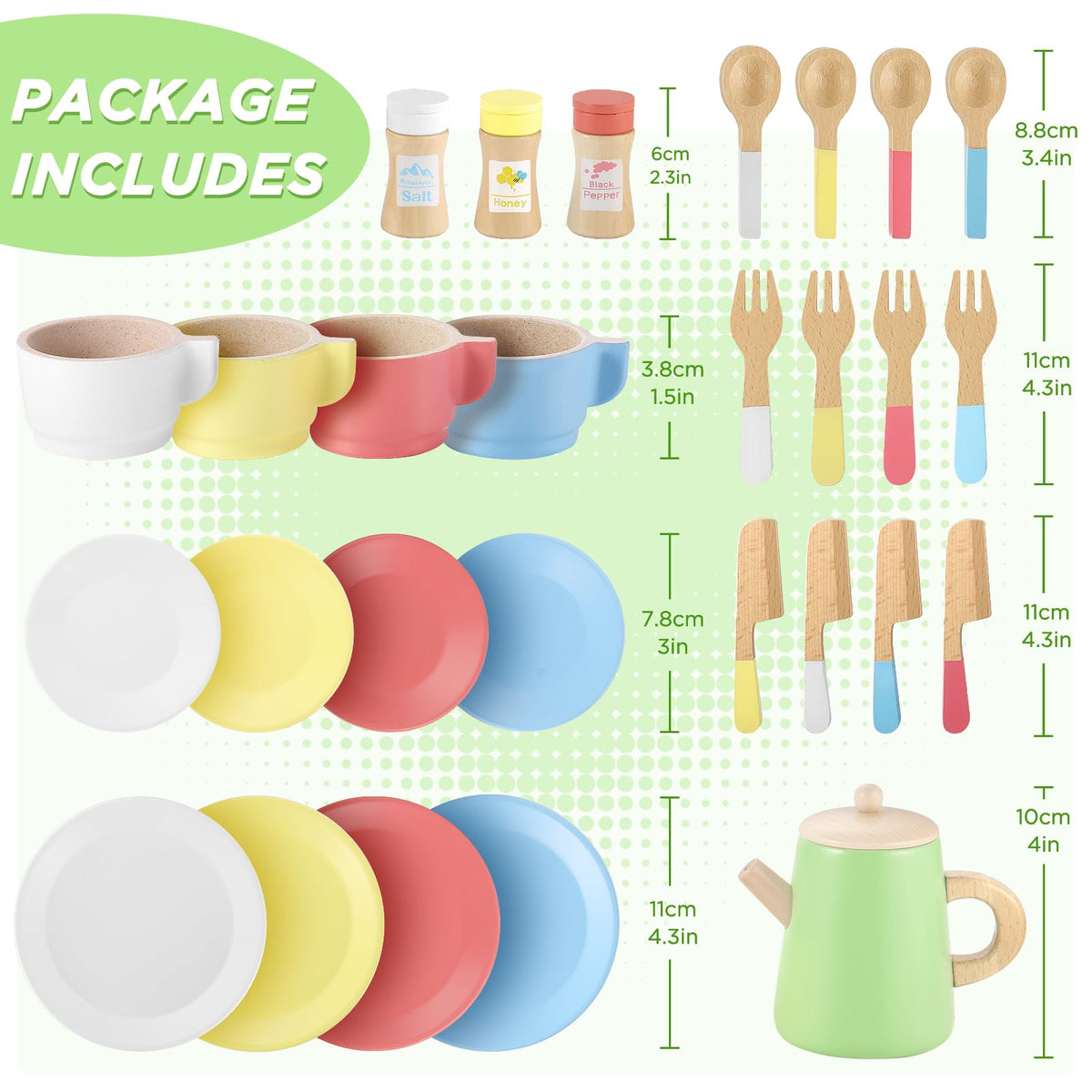 GAGAKU stackable storage design keeps playset tidy after use.