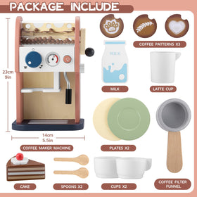 GAGAKU wooden coffee maker toy playdates become cafe adventures.