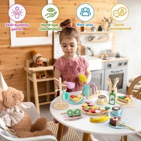 GAGAKU wooden cookware with smooth edges for safe tactile play