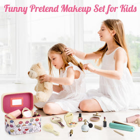 GAGAKU wooden curling iron for creative hair styling pretend play.