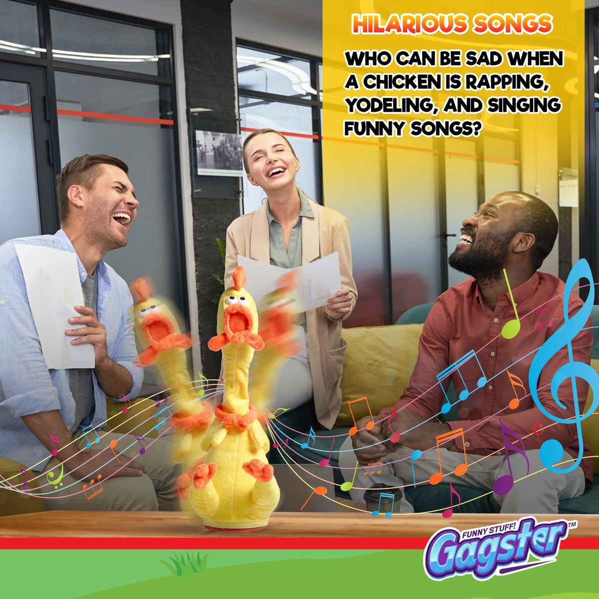 Gagster's quirky moves and sounds create lively moments during celebrations