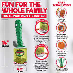Gagster pickle toy as unforgettable gag gift for parties, family gatherings, and coworker humor