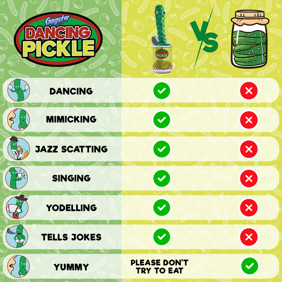 Gagster pickle toy brings pun-filled fun and memorable moments at events