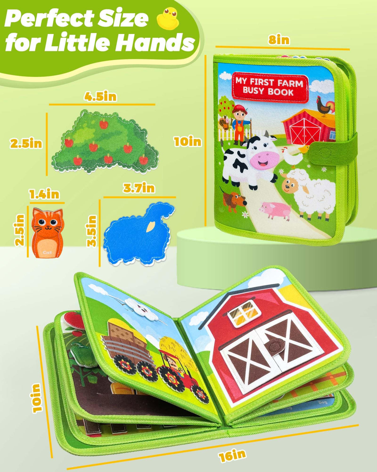 Gagule Busy Book Transport Grains to Barn builds sequencing and problem-solving.