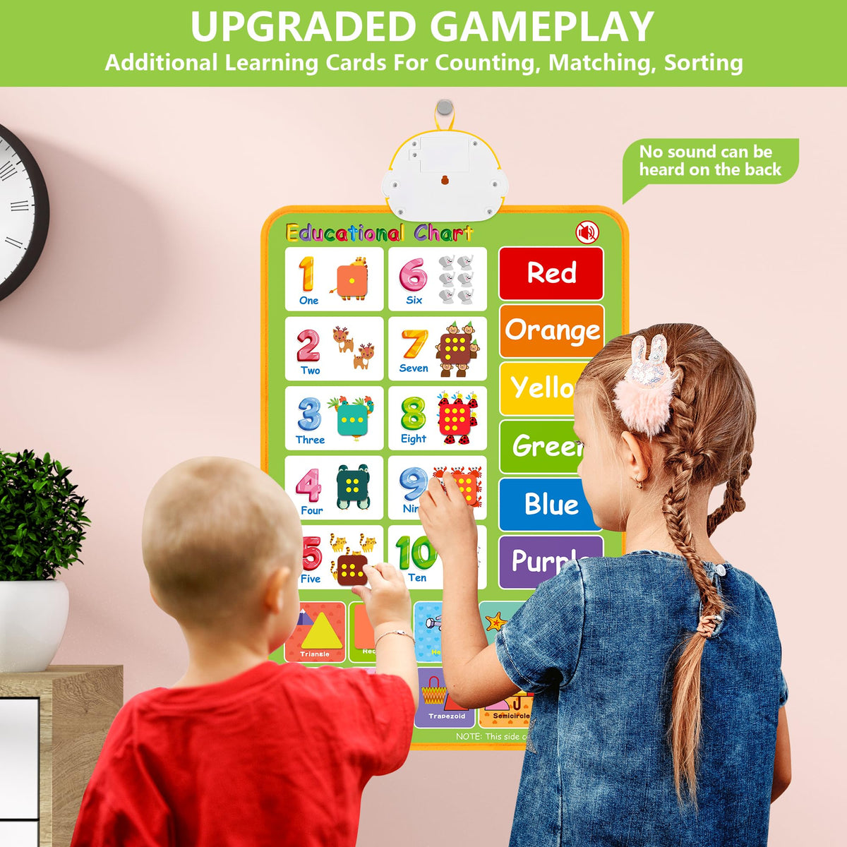 GaHoo immersive activities include spelling, music, and object matching