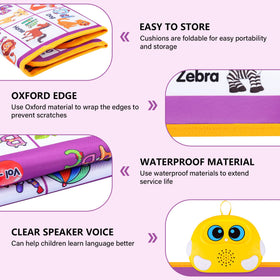 GaHoo interactive ABC-123 poster activated by touch for hands-on learning