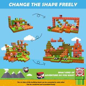 GaHoo blocks constructing colorful 3D structures for spatial skills