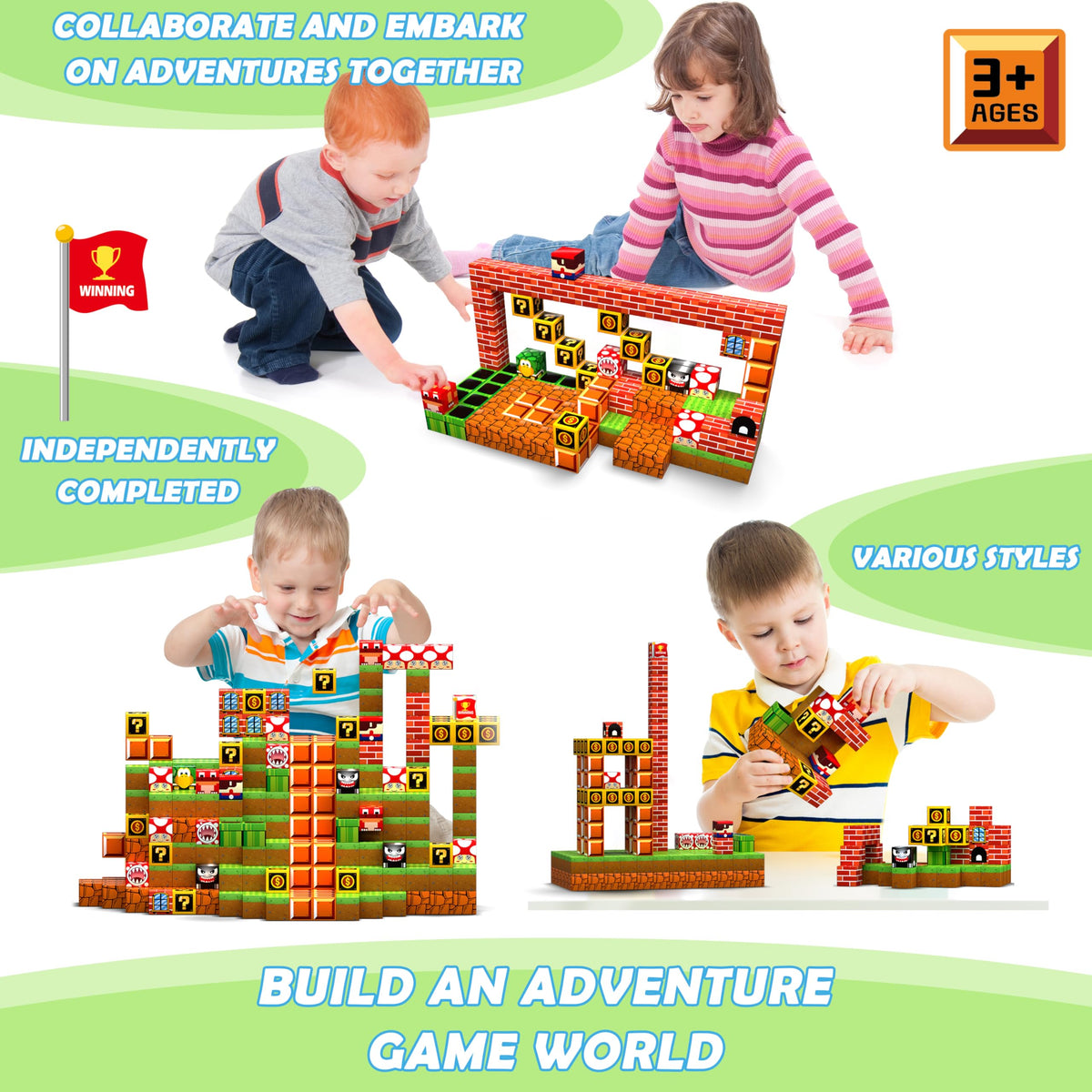 GaHoo tiles support cooperative play among kids and parents