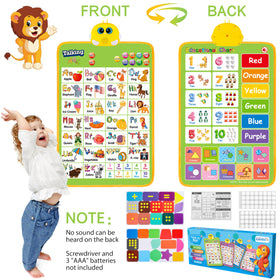 GaHoo volume control and clear audio for safe learning of letters and numbers