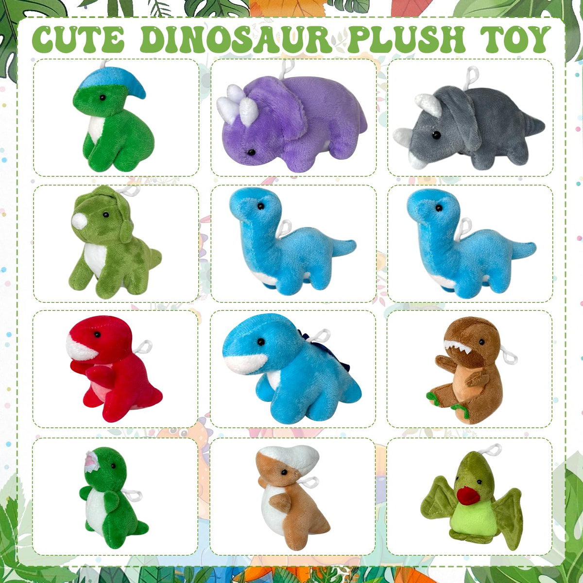 Gaiaring adoption cards pair with plush dinosaurs for a playful storytelling moment