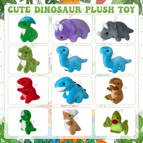 Gaiaring adoption cards pair with plush dinosaurs for a playful storytelling moment