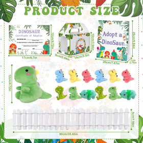 Gaiaring foldable dinosaur box for quick, tidy party setup