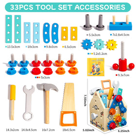GAIETYDIY Montessori-inspired toy set fosters focused play and imagination.