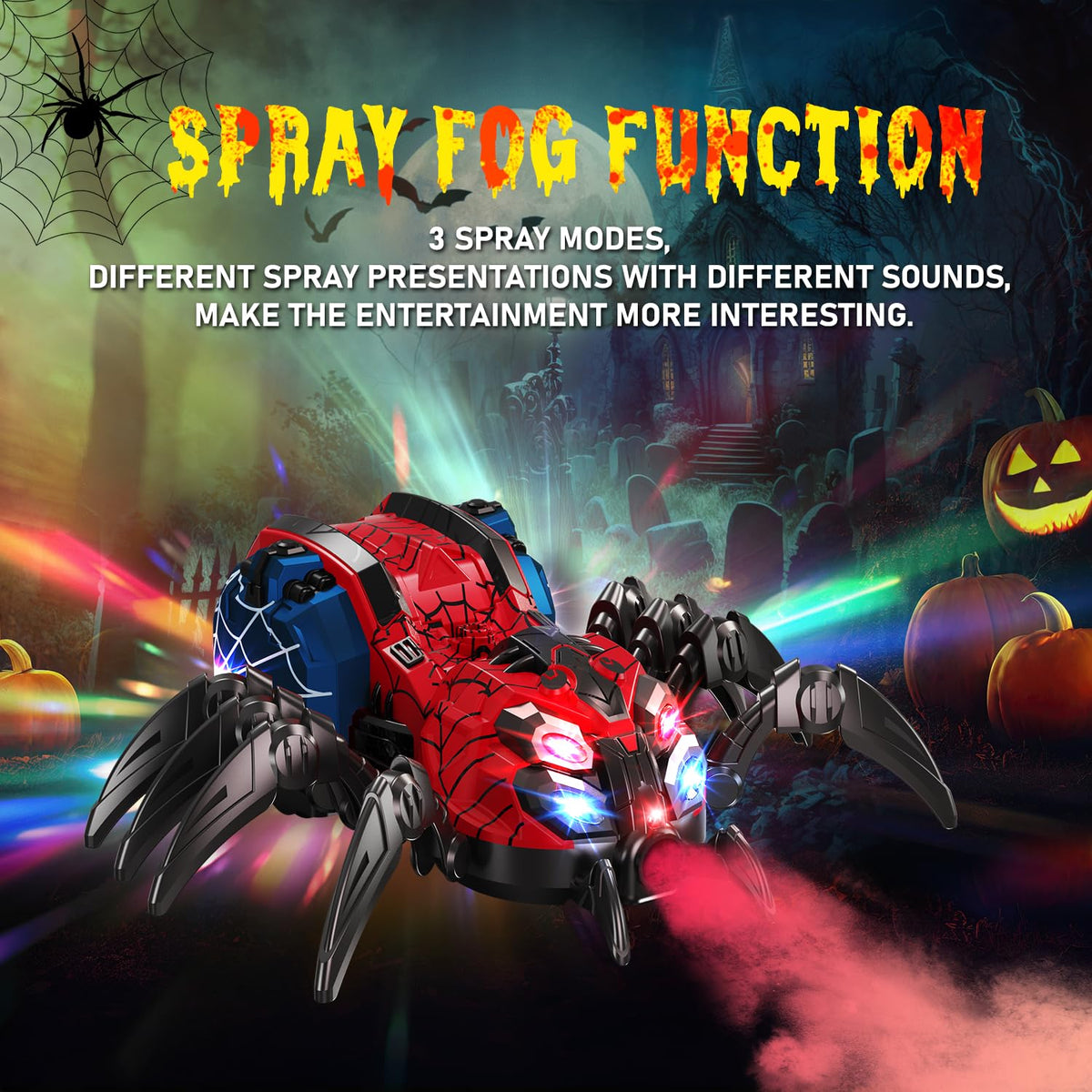 GAIETYDIY auto mode and music synchronize movement with one-touch control.