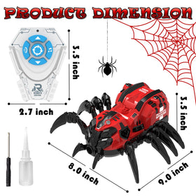 GAIETYDIY spider party prank captures attention with lights and sounds.