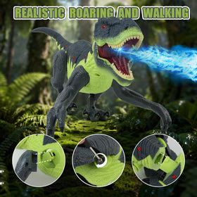 Gaitel dino spray function adds a splash of drama during indoor adventures.