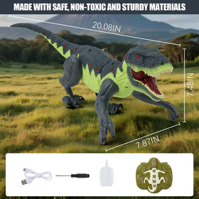 Gaitel dino with lights creates engaging nighttime play and visual effects.