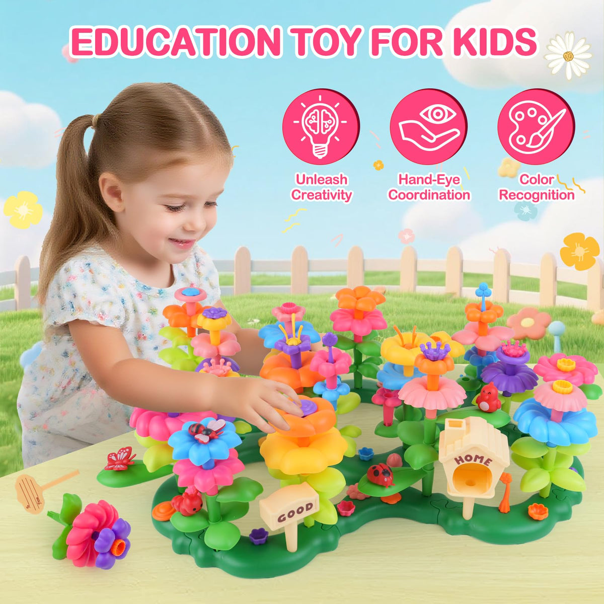 Gaitel Flower Garden versatile parts enable endless garden designs