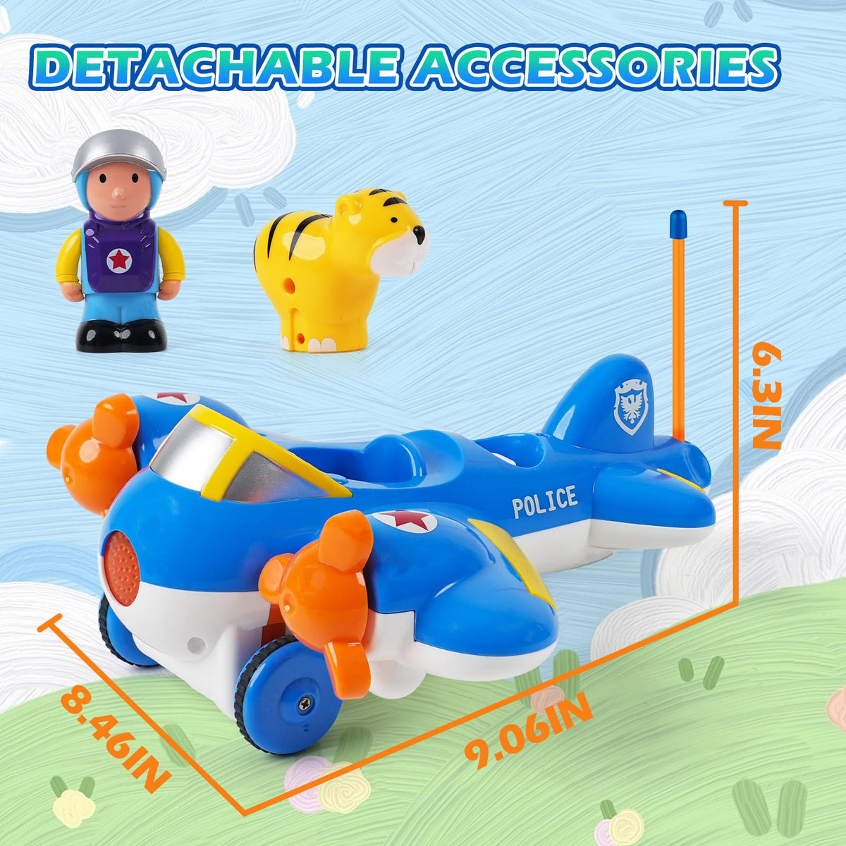 Gaitel gift-ready RC airplane, ideal birthday or holiday toy.