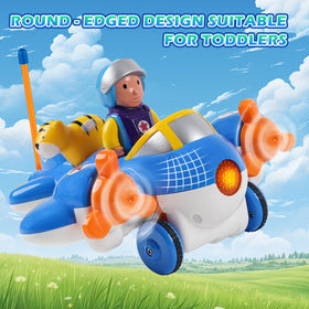 Gaitel two-button remote for toddlers, simple forward and backward controls for easy play.