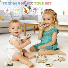 GAKICO tambourine instrument for toddlers introducing rhythm