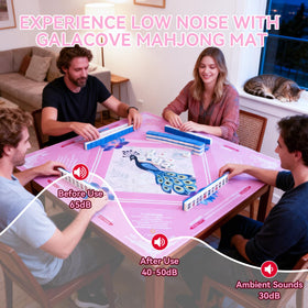 GALACOVE neoprene mat with soft top reduces noise during games