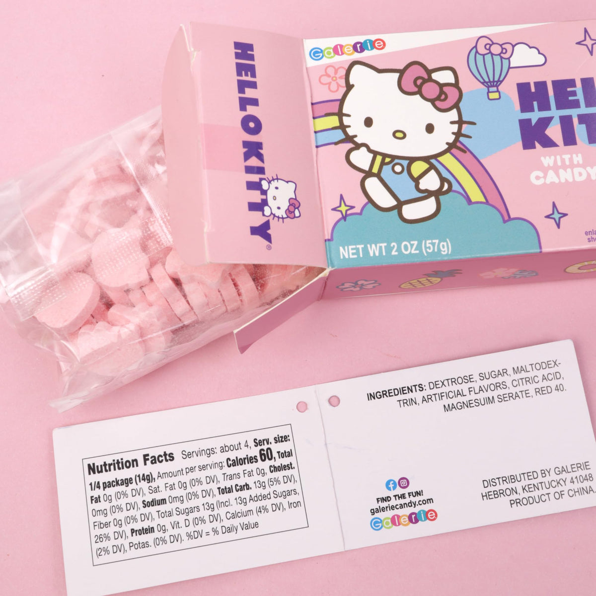 Galerie Hello Kitty plush bow and dress detail for collectors.