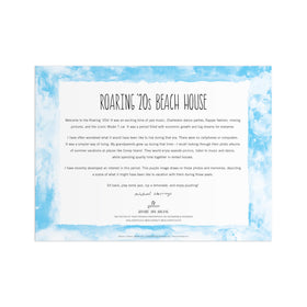 Galison Roaring 20s Beach House puzzle features parasols on sand for bright coastal charm