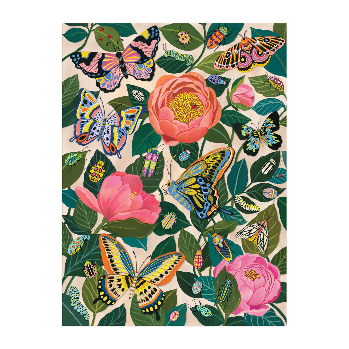 Finished Galison Between the Blooms display piece offers a peaceful home centerpiece.