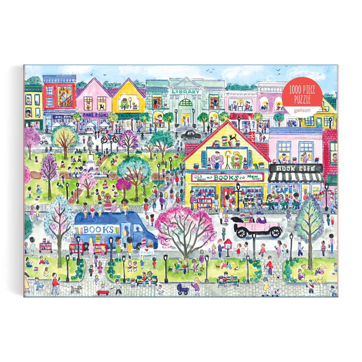 Galison Book Townscape puzzle with a reading nook on a bright porch for relaxing evenings