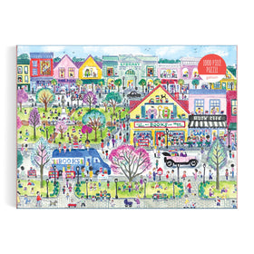 Galison Book Townscape puzzle with a reading nook on a bright porch for relaxing evenings