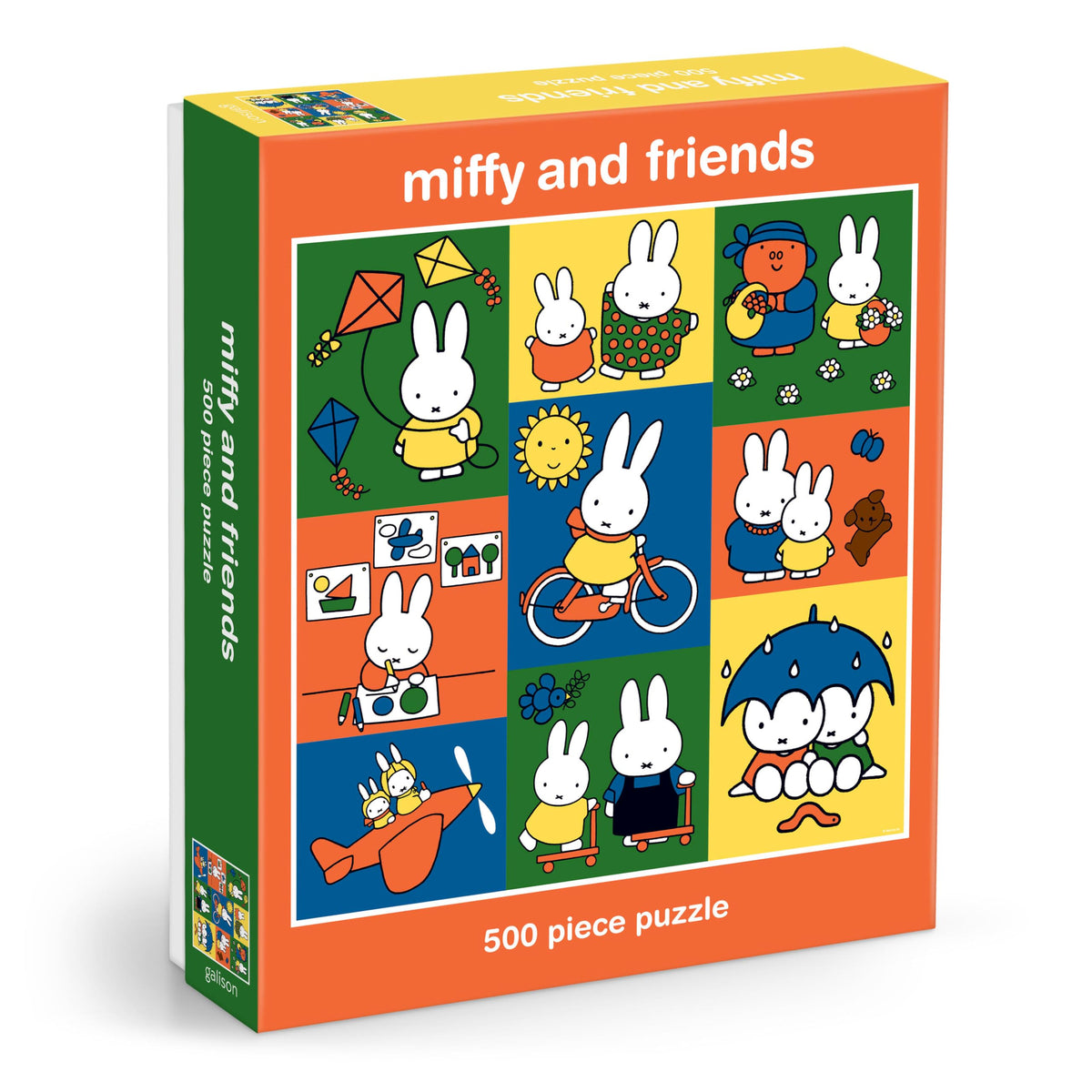 Galison Miffy and Friends puzzle cover with vibrant characters for family game night