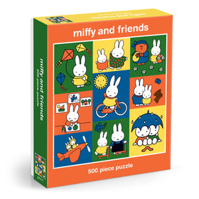 Galison Miffy and Friends puzzle cover with vibrant characters for family game night