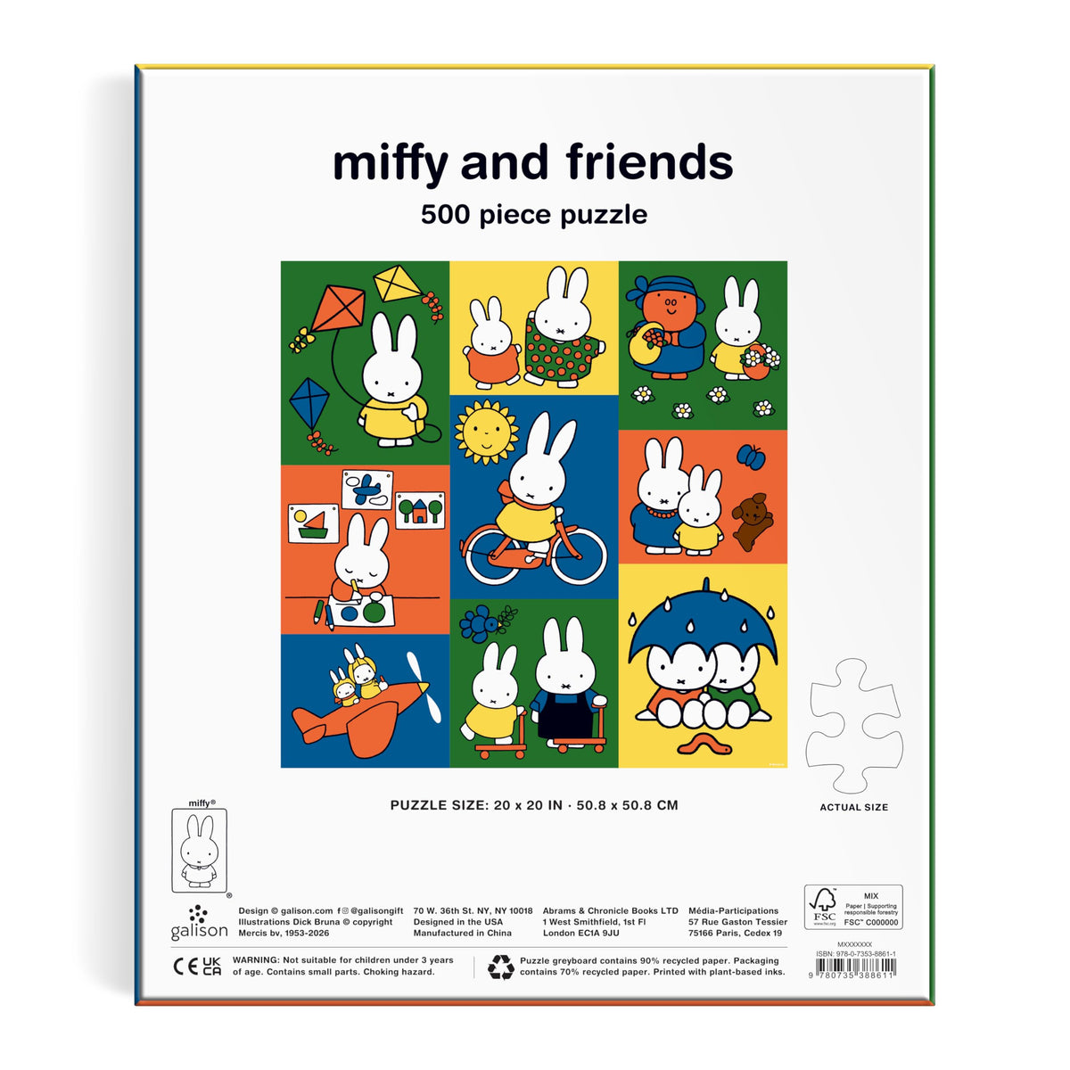 Galison Miffy and Friends artwork highlighting whimsy and warmth for cozy evenings
