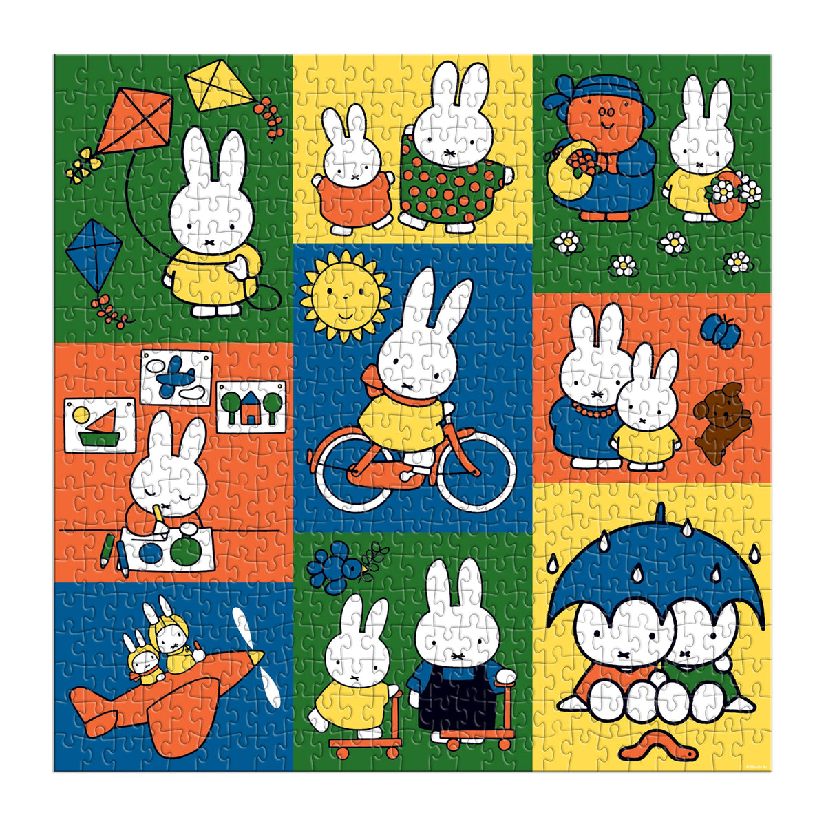Galison Miffy and Friends puzzle pieces featuring beloved characters for mindful, focused play