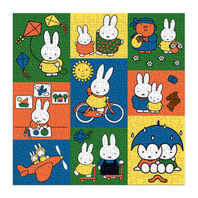Galison Miffy and Friends puzzle pieces featuring beloved characters for mindful, focused play