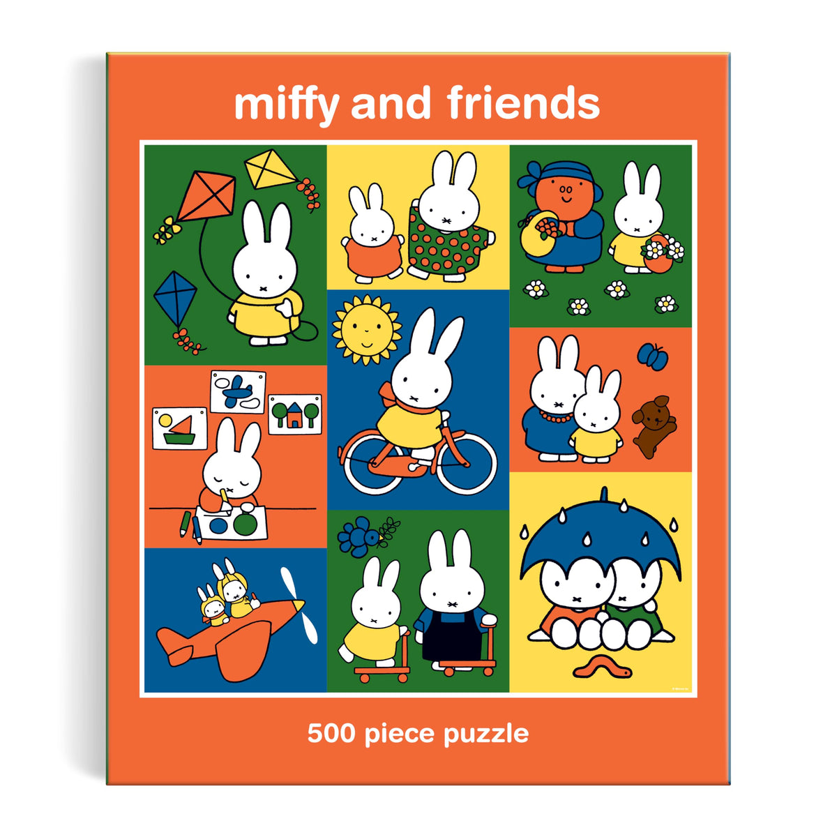 Galison Miffy and Friends completed puzzle on display as cheerful home decor