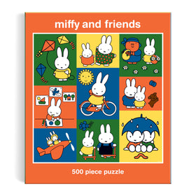 Galison Miffy and Friends completed puzzle on display as cheerful home decor