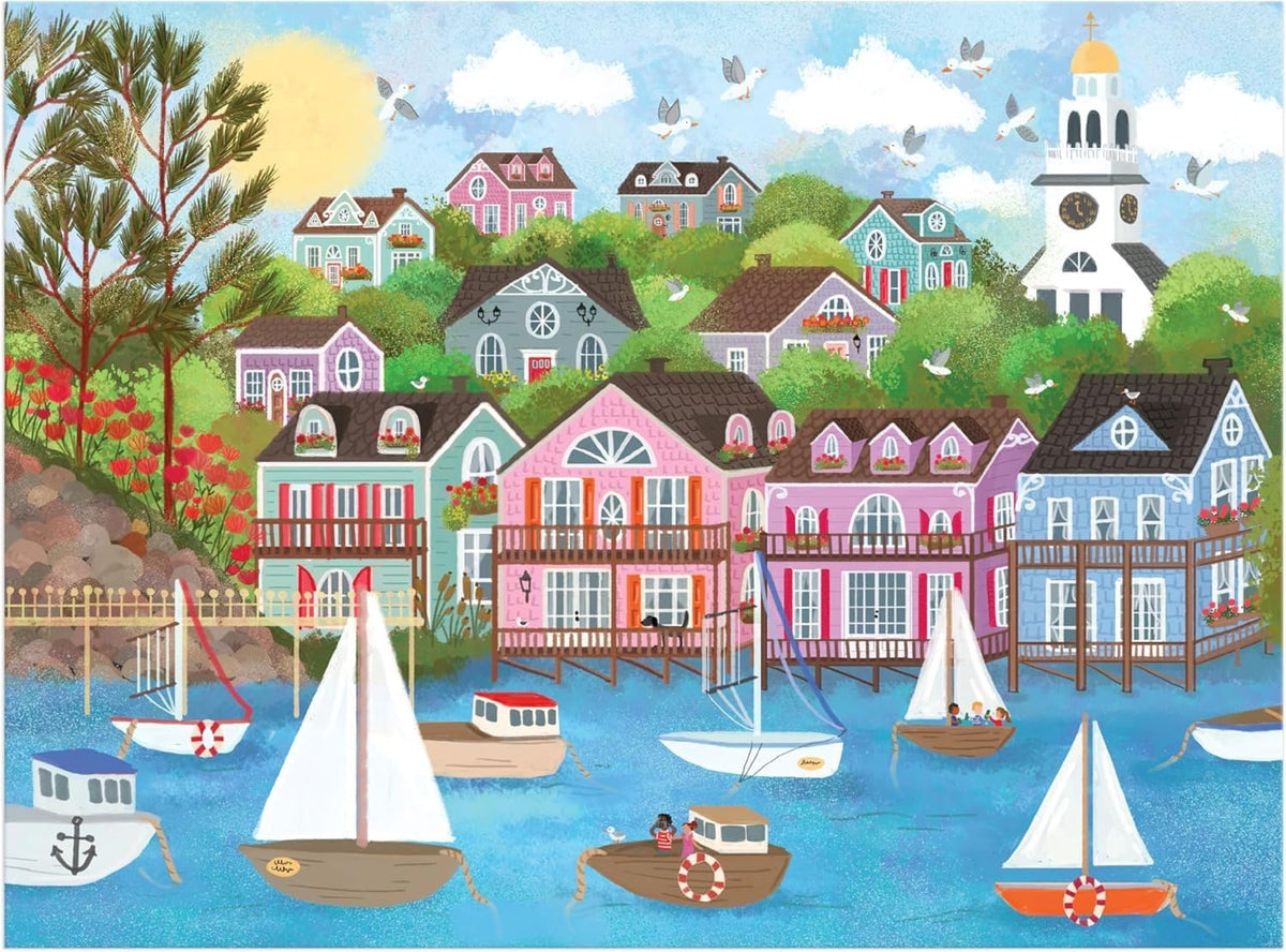 Galison non-toxic inks ensure safe colors during leisure puzzling sessions.