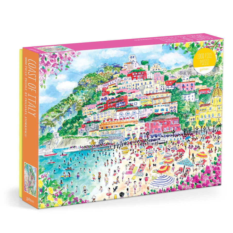 Galison Positano puzzle 1000-piece full scene for immersive evenings