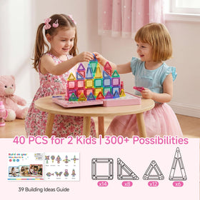 Kids enjoy quiet play with Gamcrown tiles during travel